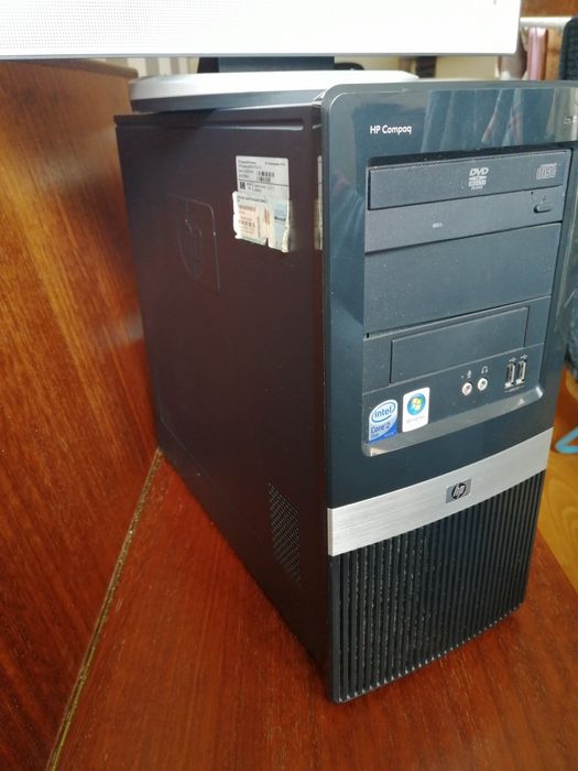 PC HP + monitor Samsung 17 polegadas