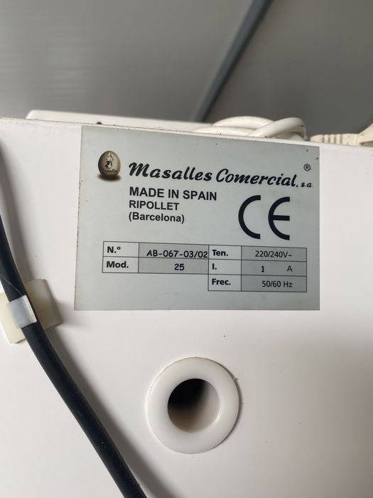 Chocadeiras Masalles profissionais