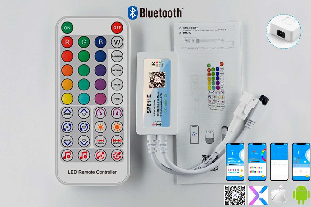 SP611E Bluetooth контролер, драйвер адресної стрічки/ SP107E Wi-Fi