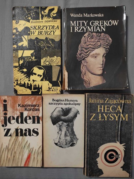 5 książek historyczne polskie, kordas, hamera, dębnicki, zającówna