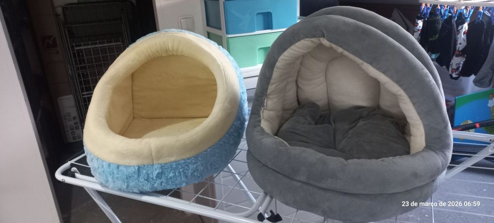 Cama almofadada para cão ou gato