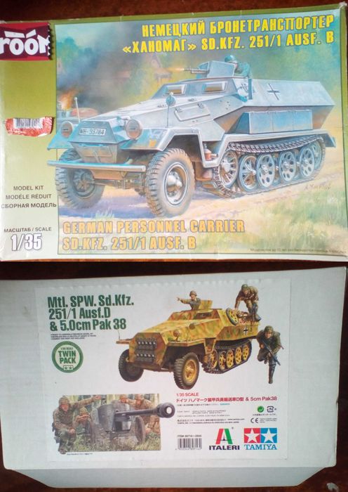 Сборная модель 1/35 бронетранспортер SD.KFZ.251/1