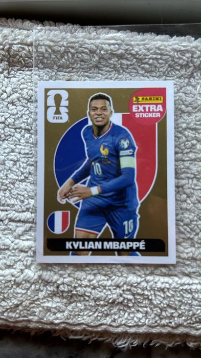 Extra Sticker Mundial 2026 - Mbappé ouro/gold