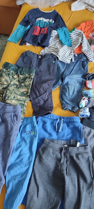 Mega paczka ubranek dla chłopca 86