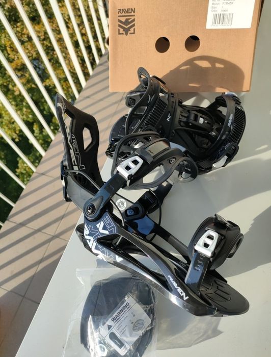 Nowe wiązania snowboardowe Raven Fastec FTM450 M L XL jak flow sp 360