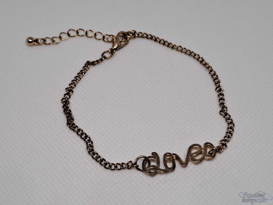 Bransoletka metalowa LOVE #u70