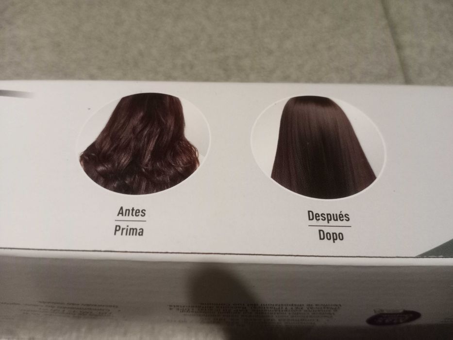 Escova alisadora elétrica de cabelo