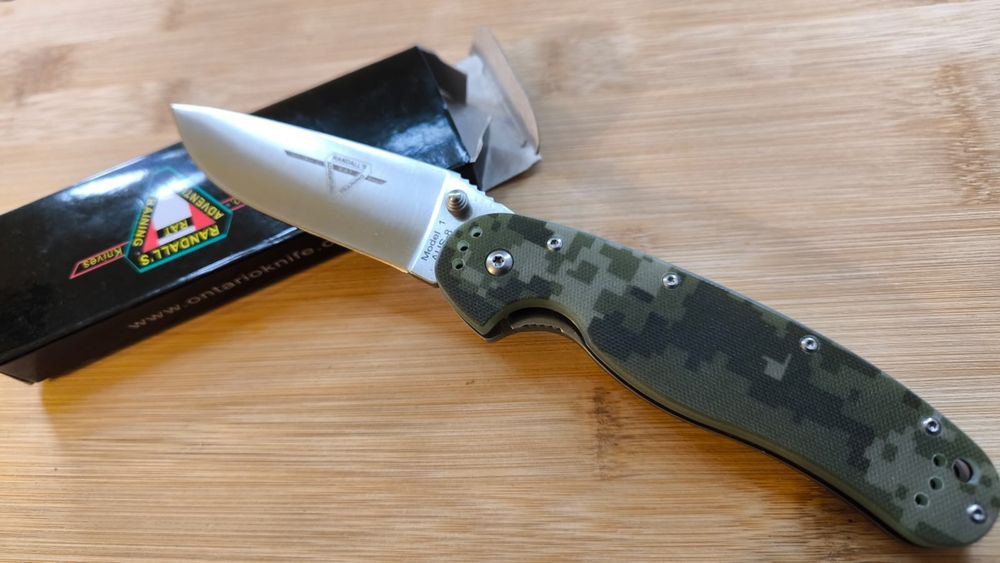Nóż składany stal AUS-8 folder scyzoryk
