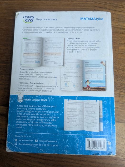 Podręcznik do Matematyki 3  nowa era