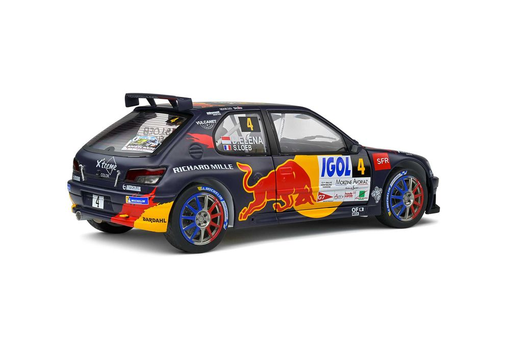 Peugeot 306 Maxi "Red Bull" S.Loeb Rally Mont Blanc 2021 - Solido 1/18