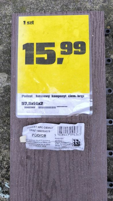 Deski tarasowe kilka kolorów