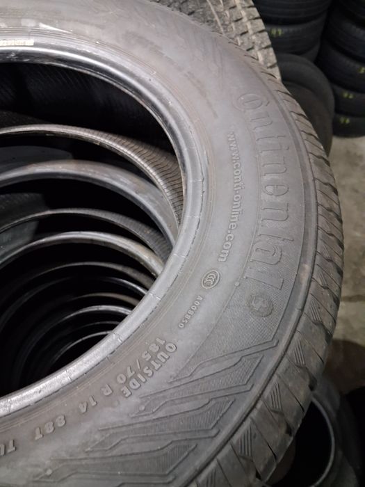 185/70 14 Continental Conti Eco Contact 3 шини б/у літо Комплект , ПАРА