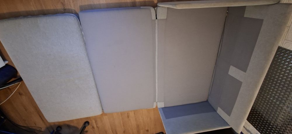 Sofá-cama Ikea Knisa Cinza Claro