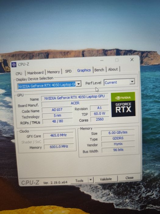 Acer Nitro V15 RTX 4050
