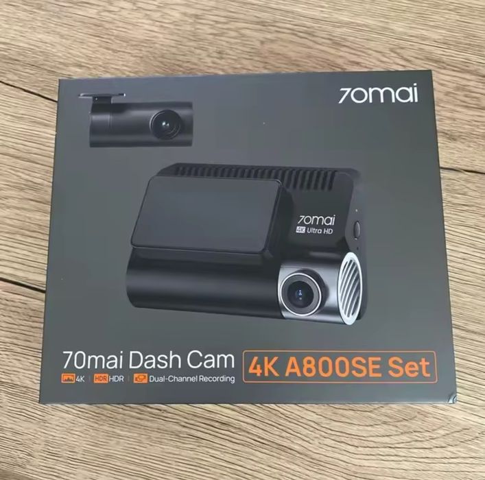 Відеореєстратор Xiaomi 70mai Dash Cam 4K A800SE + задня камера RC22