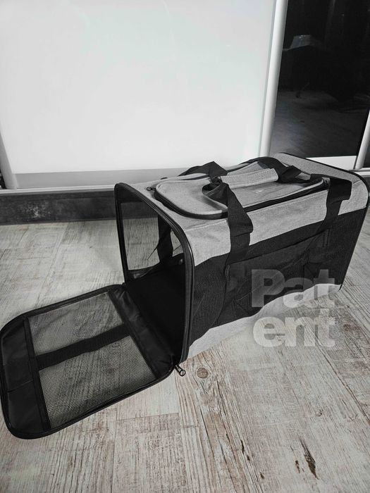 Transporter torba transportowa dla psa kota królika świnki szary