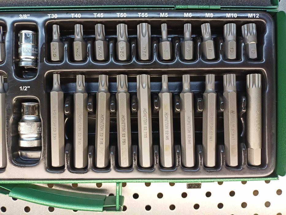 zestaw bitów Bity klucze torx, spline, imbus, bity 40el. ze stali S2