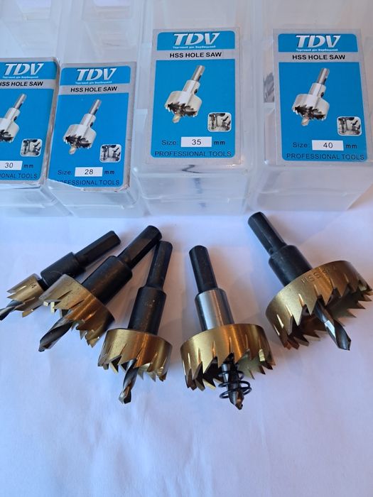 Сверло-коронка по нержавейке и метал,дерево HSS TCT *14- 120 mm• "AST"