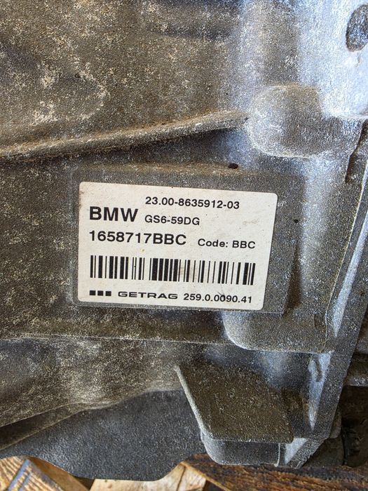 Gs659dg caixa de velocidades bmw  f 1.5D