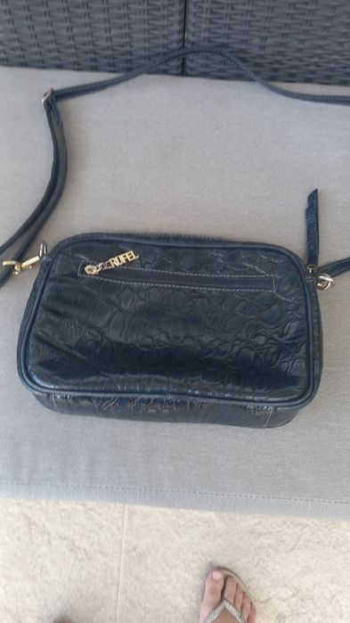 Mala  Rufel tiracole  em pele