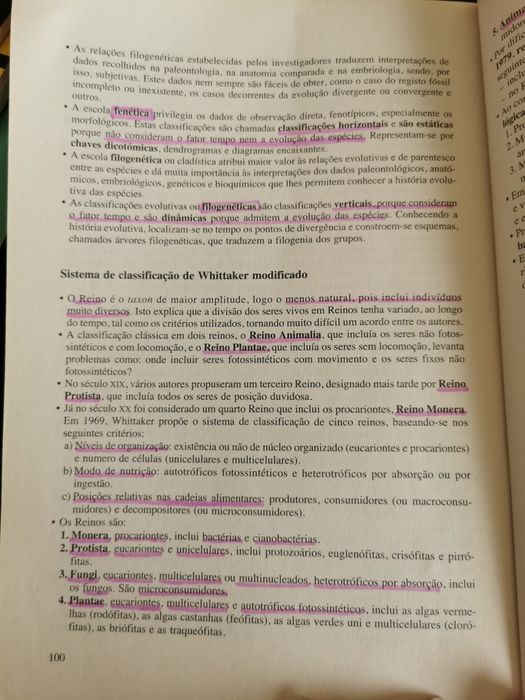 Resumo essencial de biologia e Geologia 10° e 11°