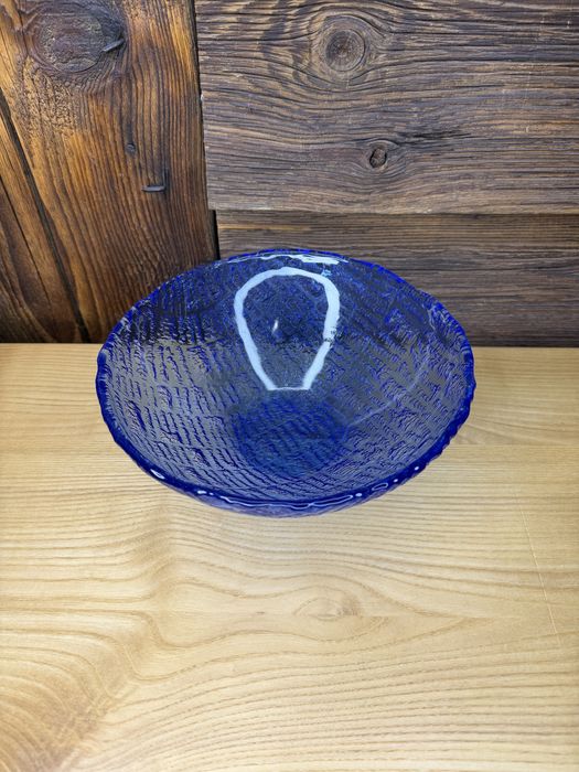 Miska kobaltowa niebieska Igloo Ząbkowice PRL K 807