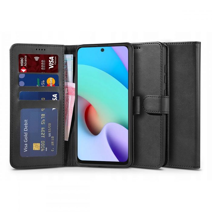 Etui Wallet 2 + Szkło Płaskie Do Xiaomi Redmi 10