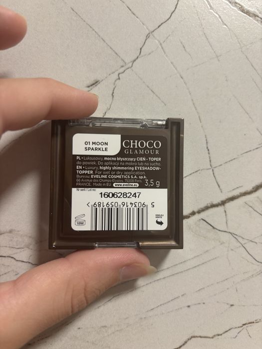 Eveline cosmetics cień do powiek choco glamour