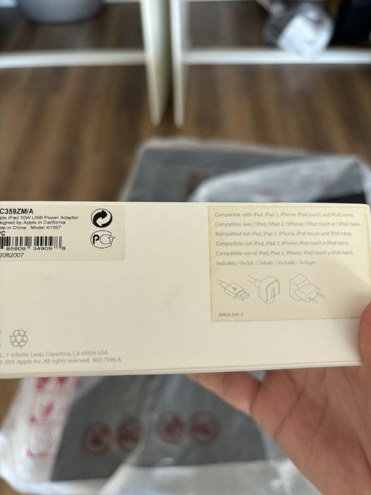 Apple Carregador Extensor USB 10W IPad