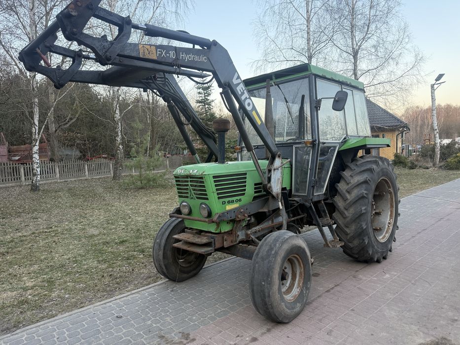 Deutz D6806 , zarejestrowany i opłacony z turem