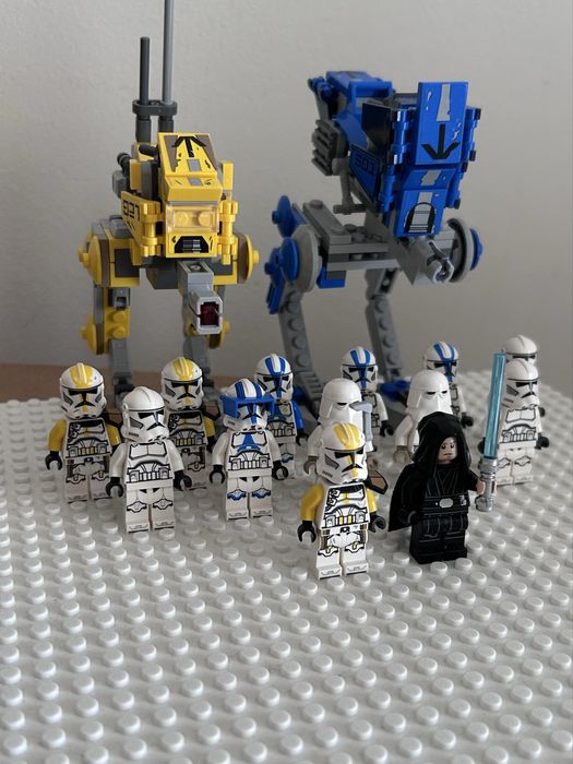 Lote lego star wars clones em muito bom estado