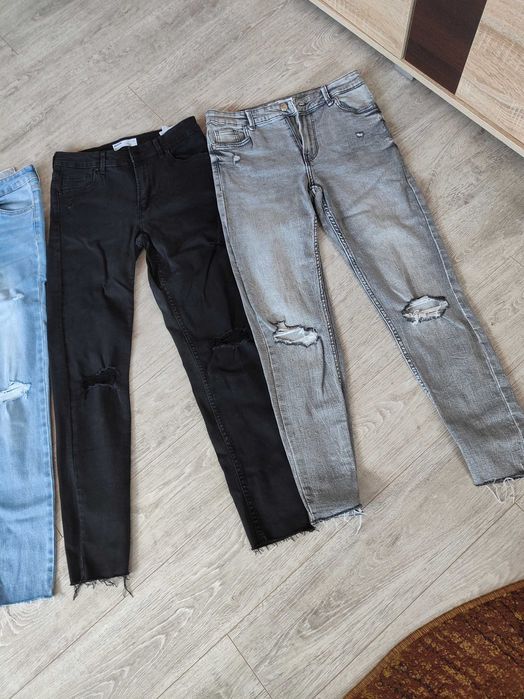 Spodnie damskie Jeans Denim roz.40 czarne