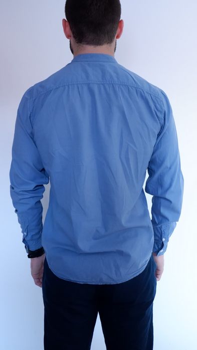 Koszula niebieska c&a męska