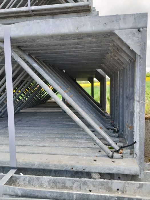 Kratownica stalowa ocynkowana 7,9m, konstrukcja na wiatę, halę 
Pas gó