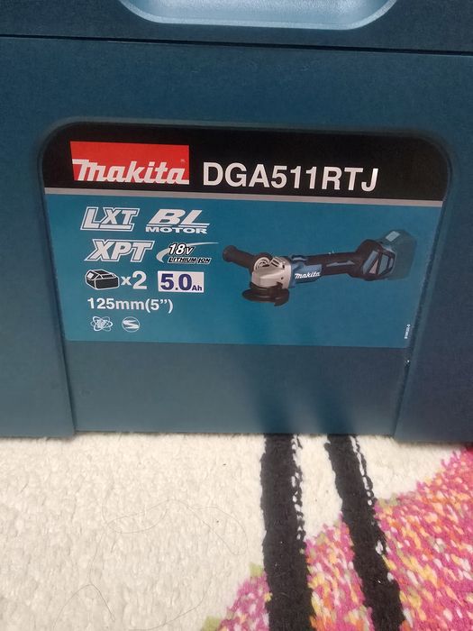 Makita DGA511RTJ flex szlifierka Aku nową oryginał