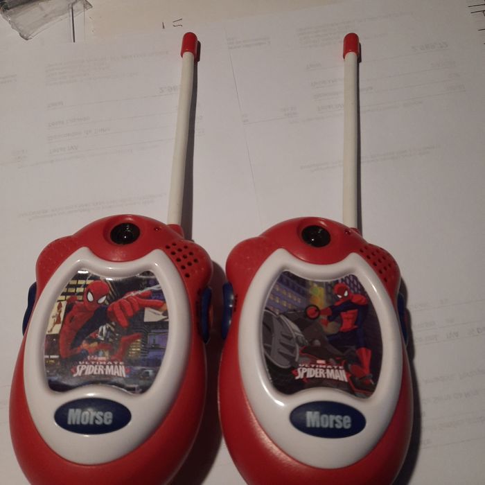 Vendo walkie talkie da Marvel Lexibook impecável como novo