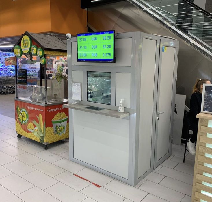 Обмен валют продам , кабіна обміну валют нова