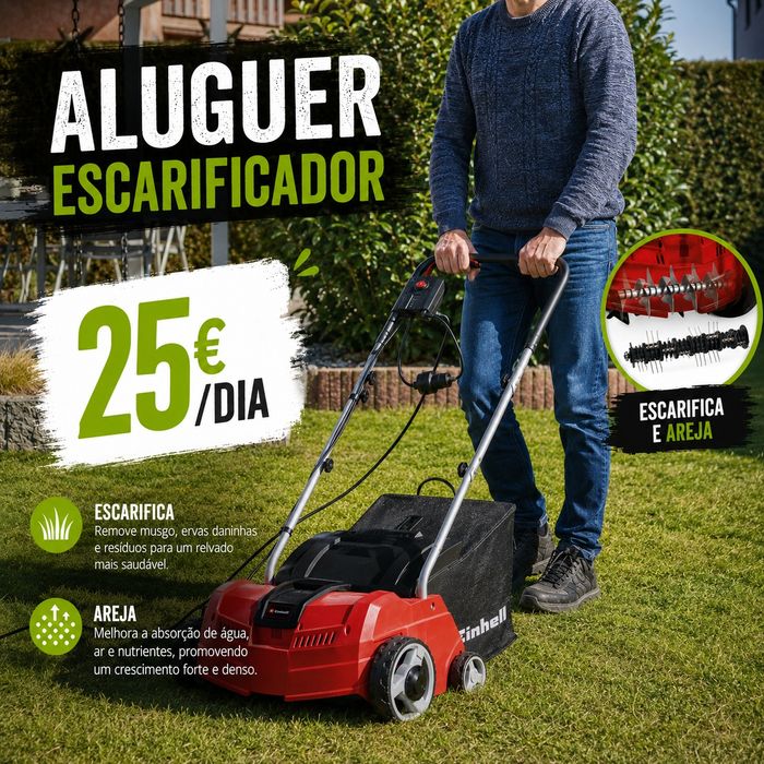 Escarificador relva