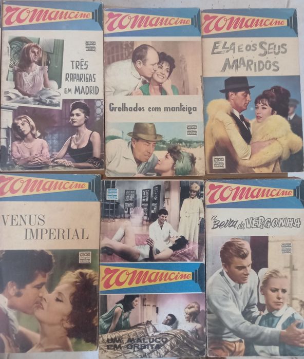 Livros Romancine dos anos 60