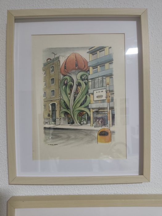 Quadros com moldura pinturas de Lisboa