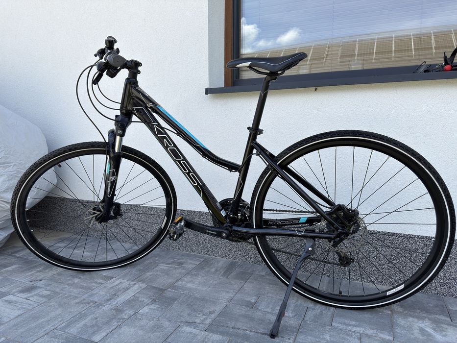 Rower crossowy damski KROSS Evado 5.0 | Rozmiar M | Hydraulika