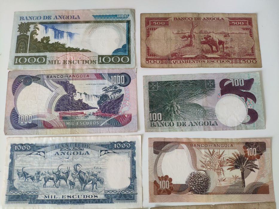 13 Notas Angola - escudos