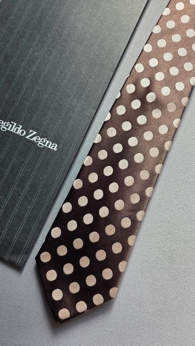 Krawat jedwabny Ermenegildo Zegna