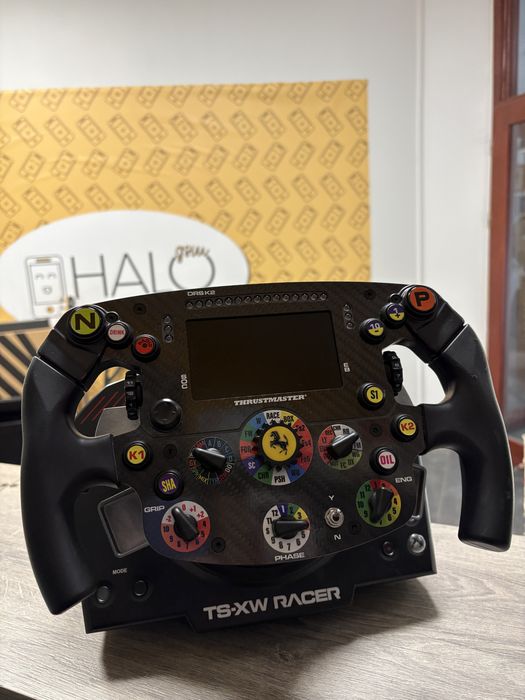 Kierownica ThrustMaster SF1000, baza TS-XW, pedaly T-LCM Halogsm Łódź