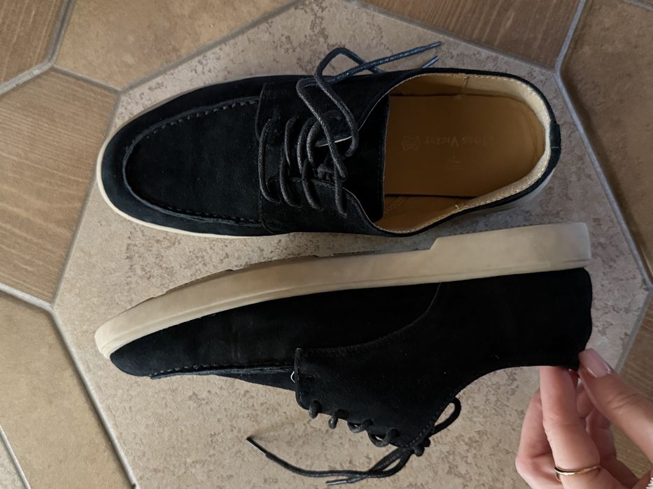 Мокасіни дитячі підліткові чоловічі натуральна замша Lois Viktor