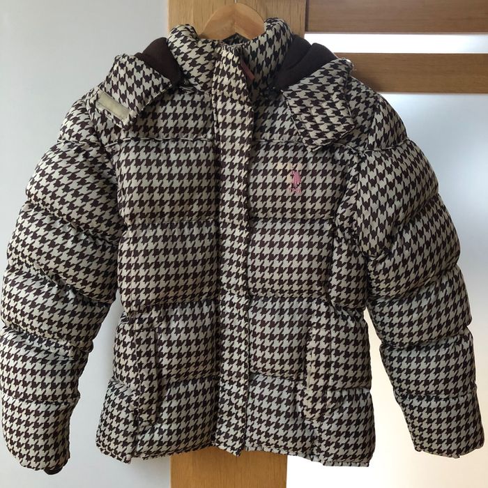 US Polo ASSN kurtka zimowa r. S kratka pepitka ciepla
