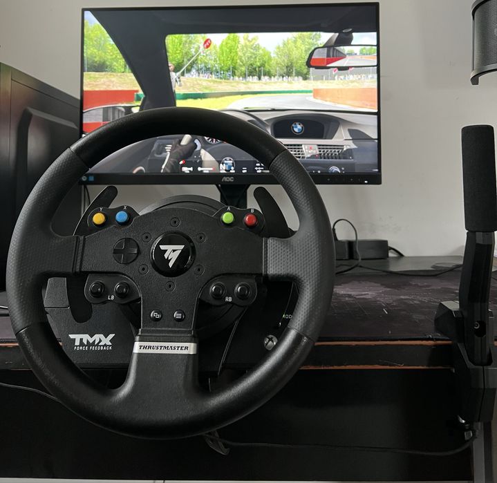 zestaw do simracingu: Thrustmaster TMX Pro + hamulec ręczny