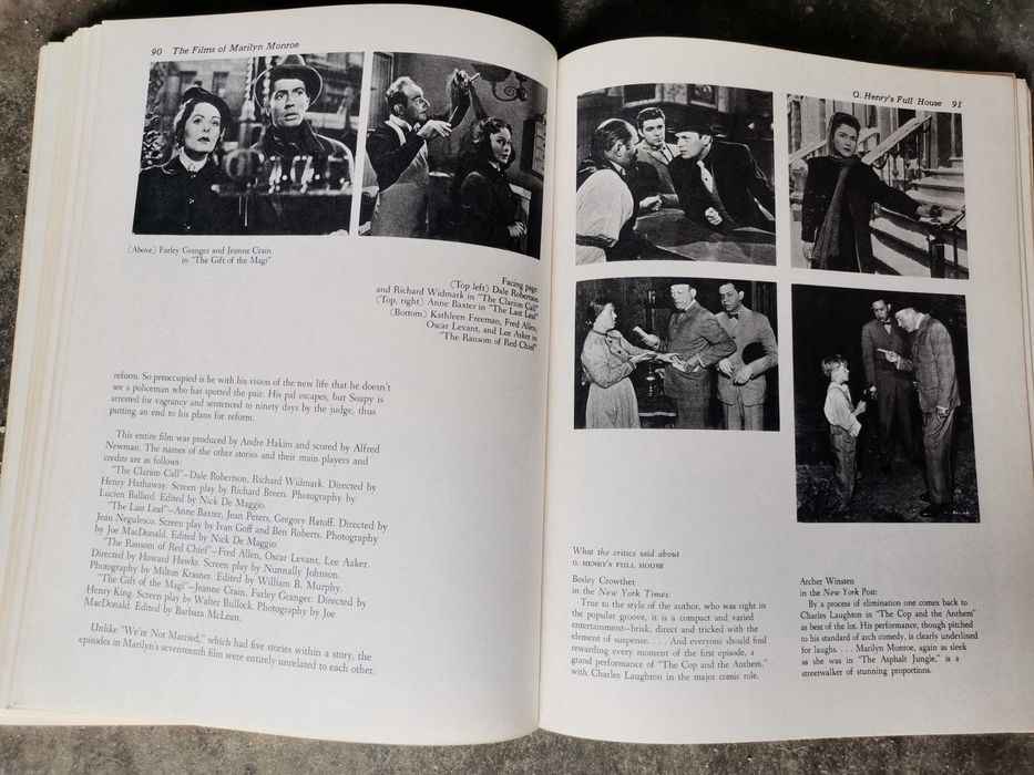 Livro The films of Marilyn Monroe