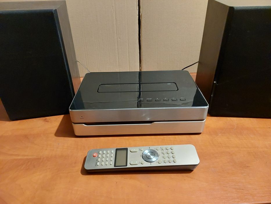 Terris MDVD 214 wieża stacja dokująca dvd aux wzmacniacz odtwarzacz iPod iPhone hdmi scart chinch kolumny
