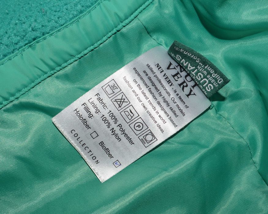 Пуховик для дівчинки на ріст 122-128см тм nui very